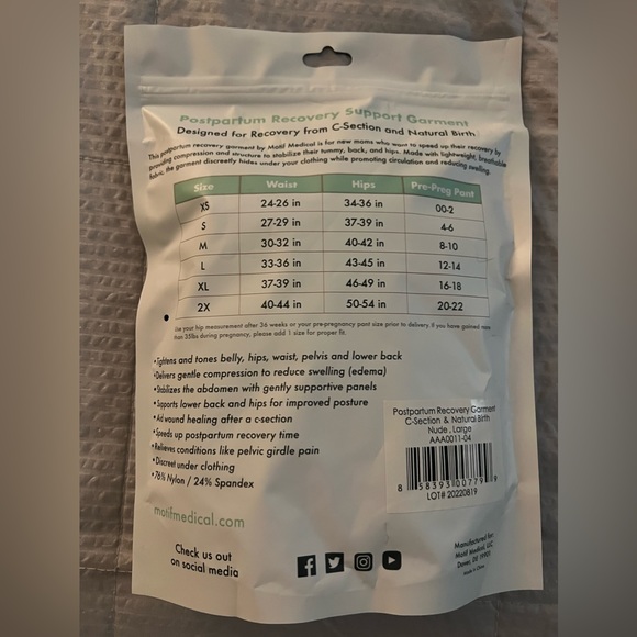 Postpartum recovery support in nude - Picture 14 of 16